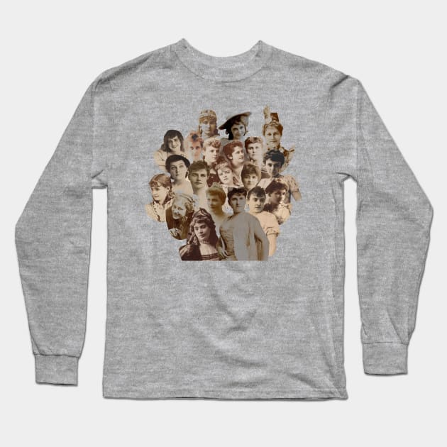 Actresses of 1890 Long Sleeve T-Shirt by Artimaeus